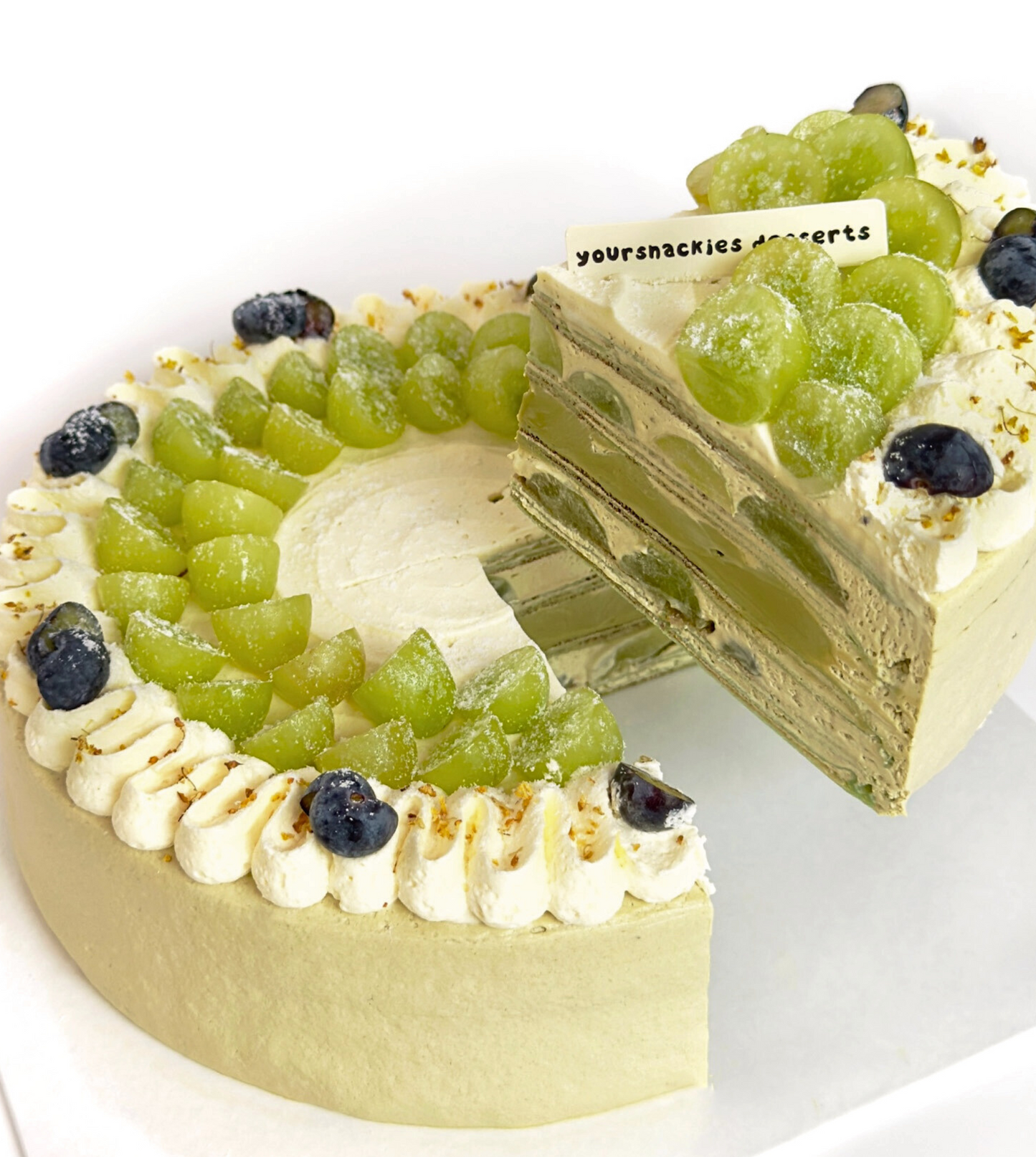 Jasmine Tea Shine Muscat Mille Crepe