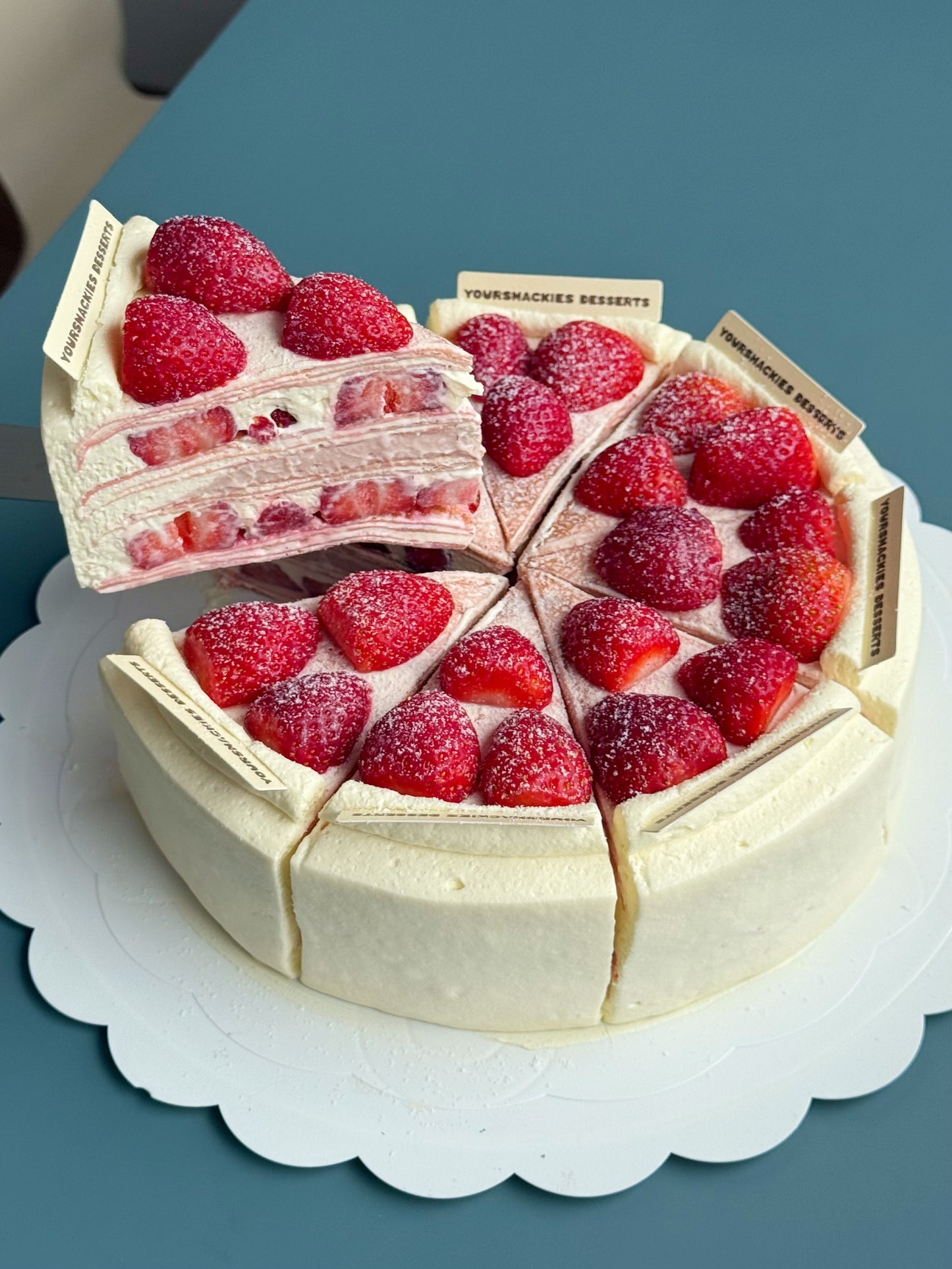 Strawberry Yoghurt Mille Crepe