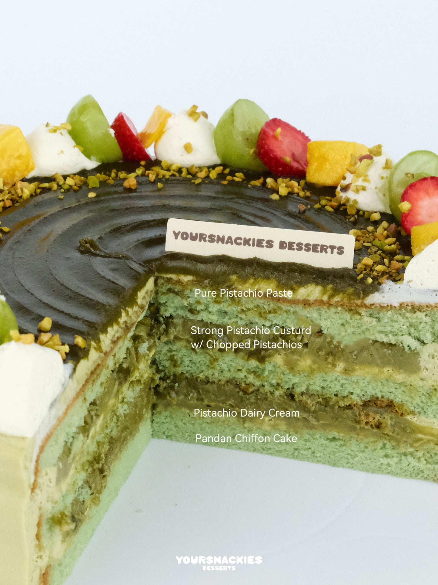 Pure Nutty Pistachio Cake