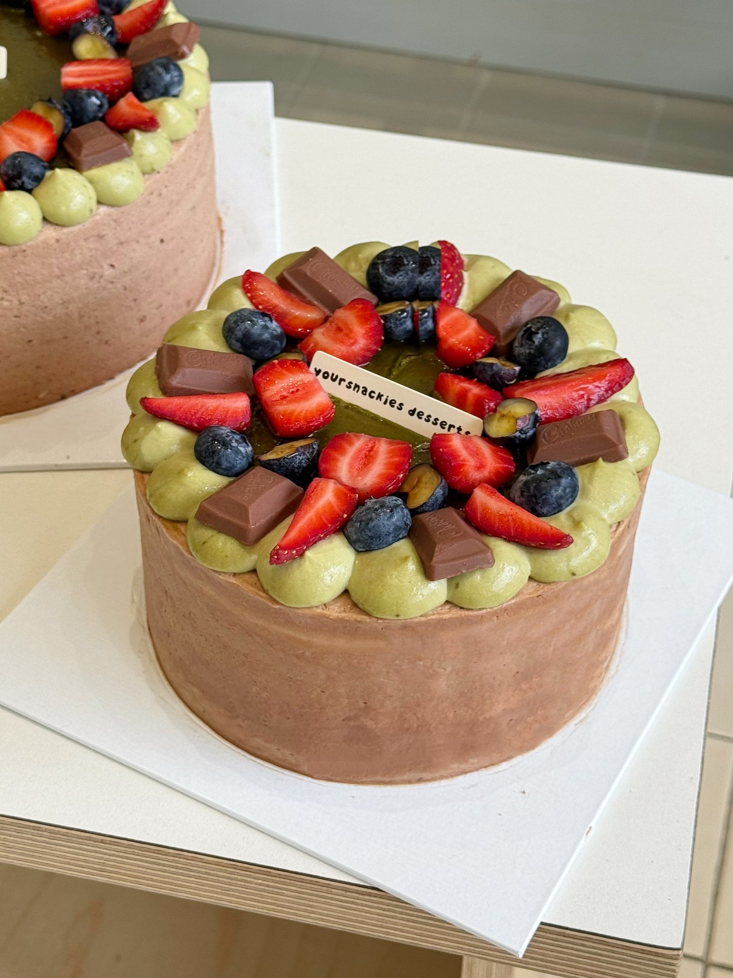 Dubai Pistachio Dark Chocolate Cake