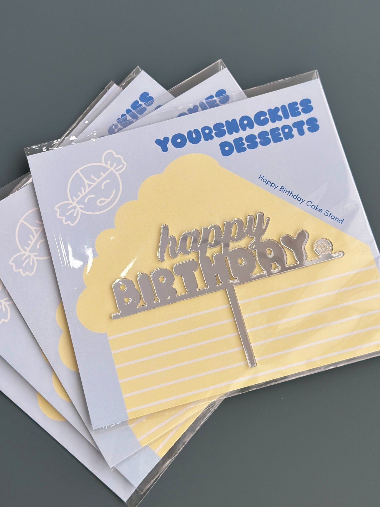 'Yoursnackies Desserts' Happy Birthday Tag