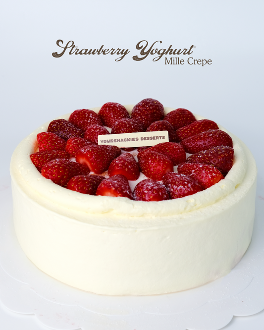 Strawberry Yoghurt Mille Crepe