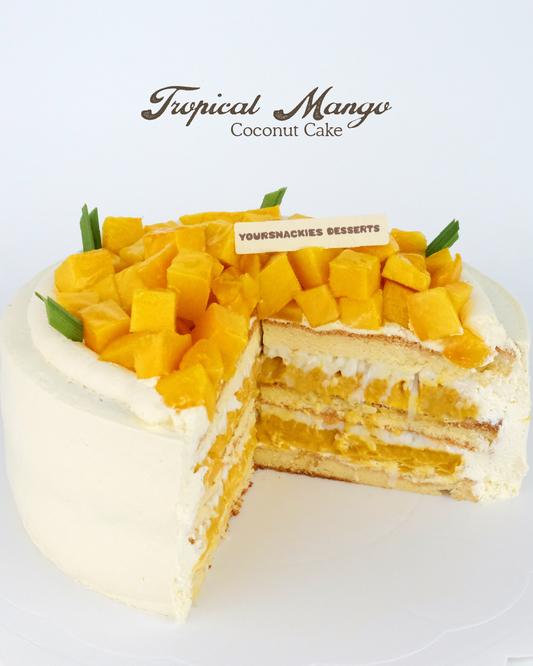 Tropical Mango Coconut Cake