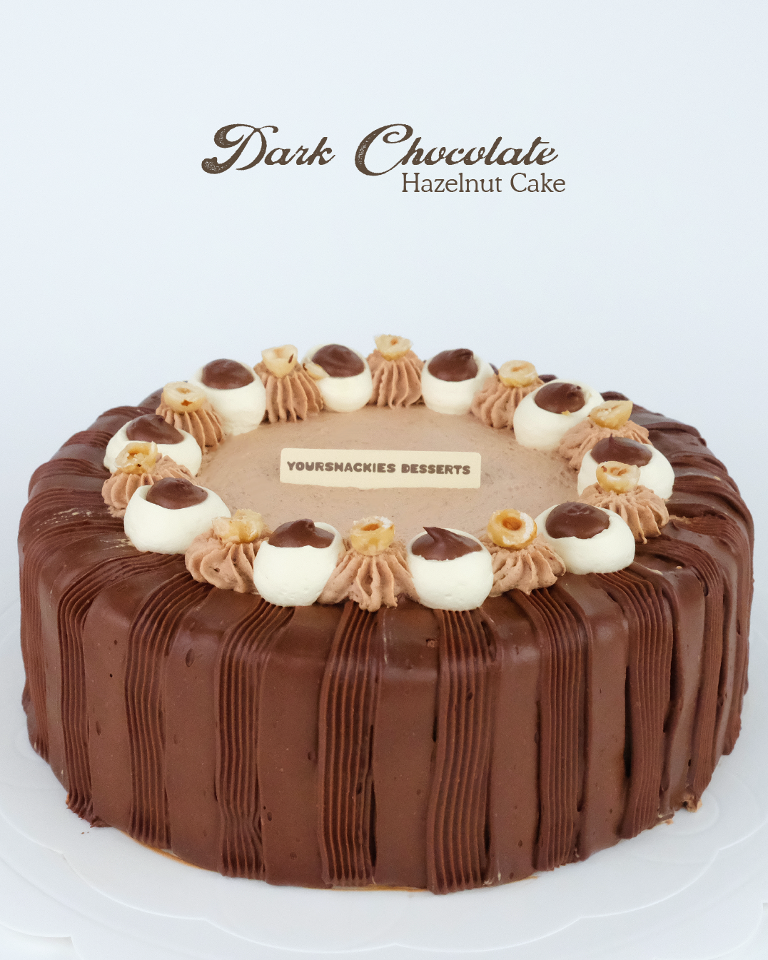 Dark Chocolate Hazelnut Cake