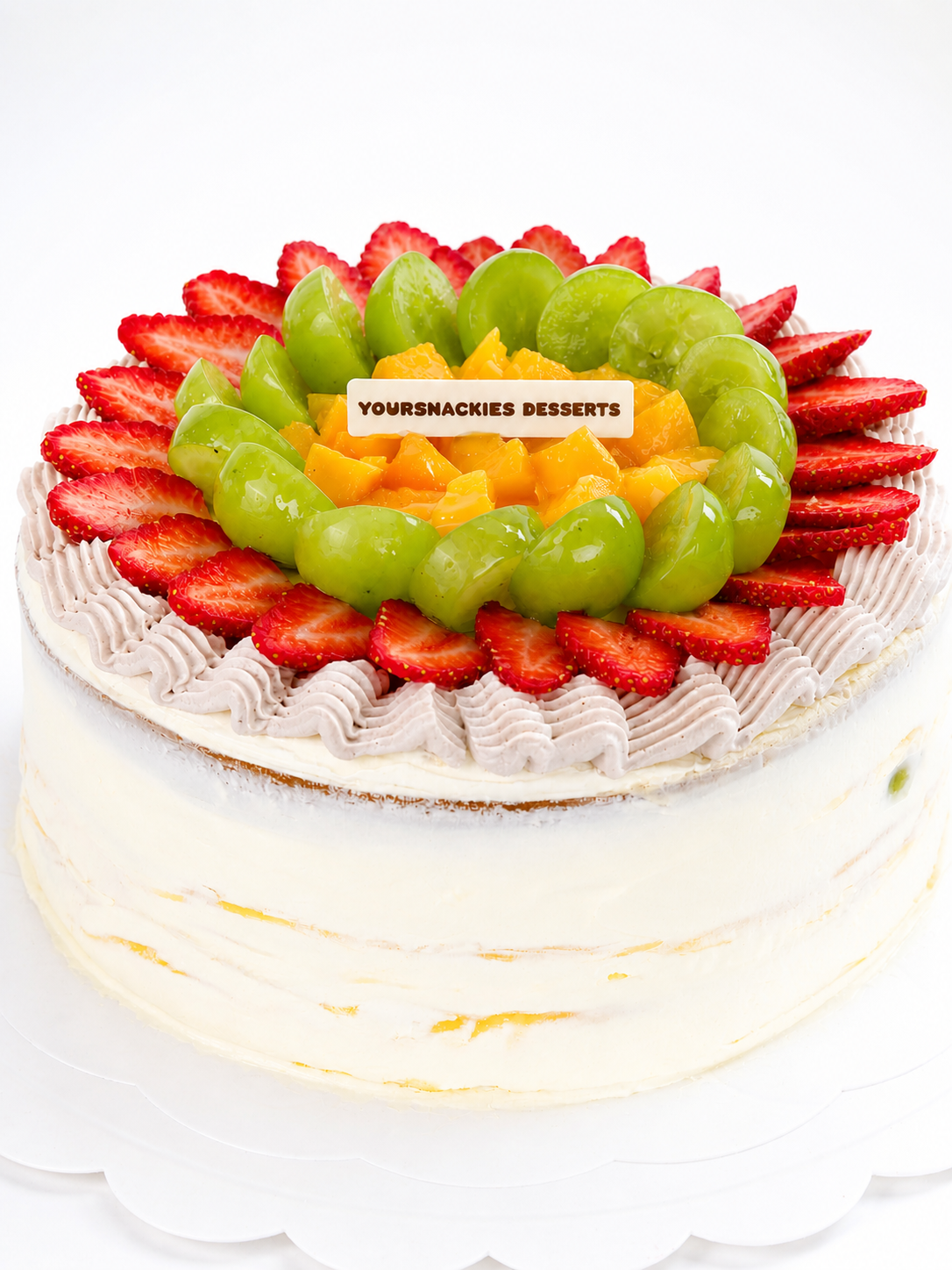 Mixed Fruit Yuzu Mille Crepe