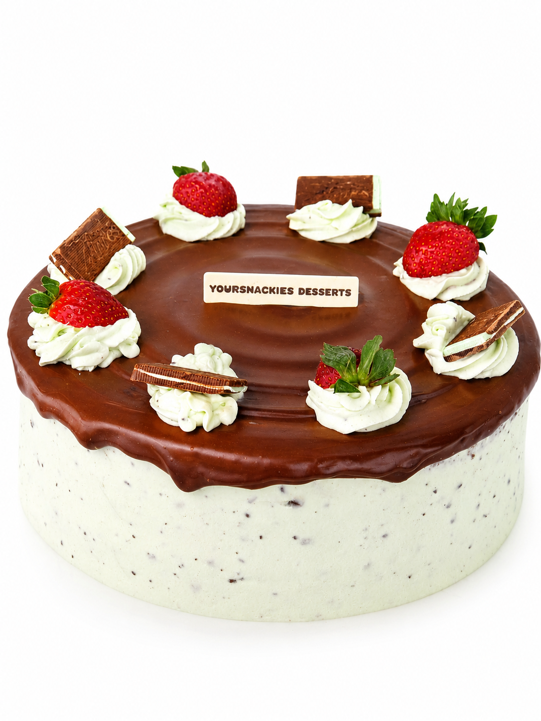 Mint Dark Chocolate Cake