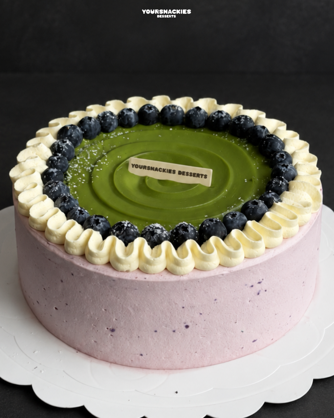 Matcha Yam Milky Cake
