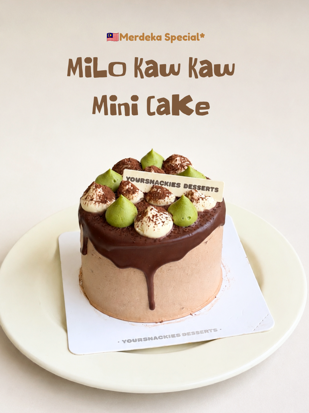 Milo Kaw Kaw Mini Cake Merdeka Special*
