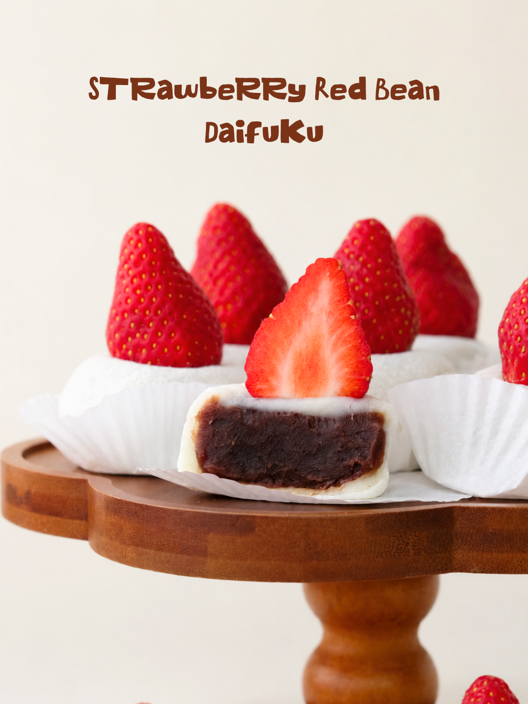 Strawberry Red Bean Daifuku 草莓大福