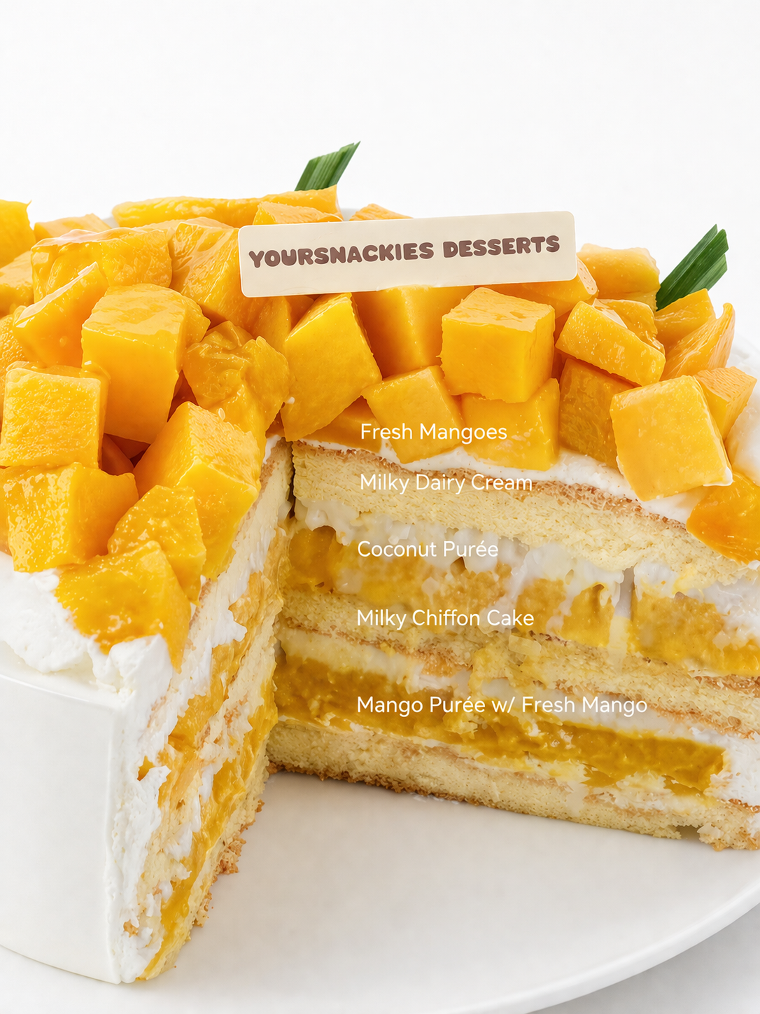 Tropical Mango Coconut Cake