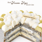 Black Sesame Soya Mochi Cake