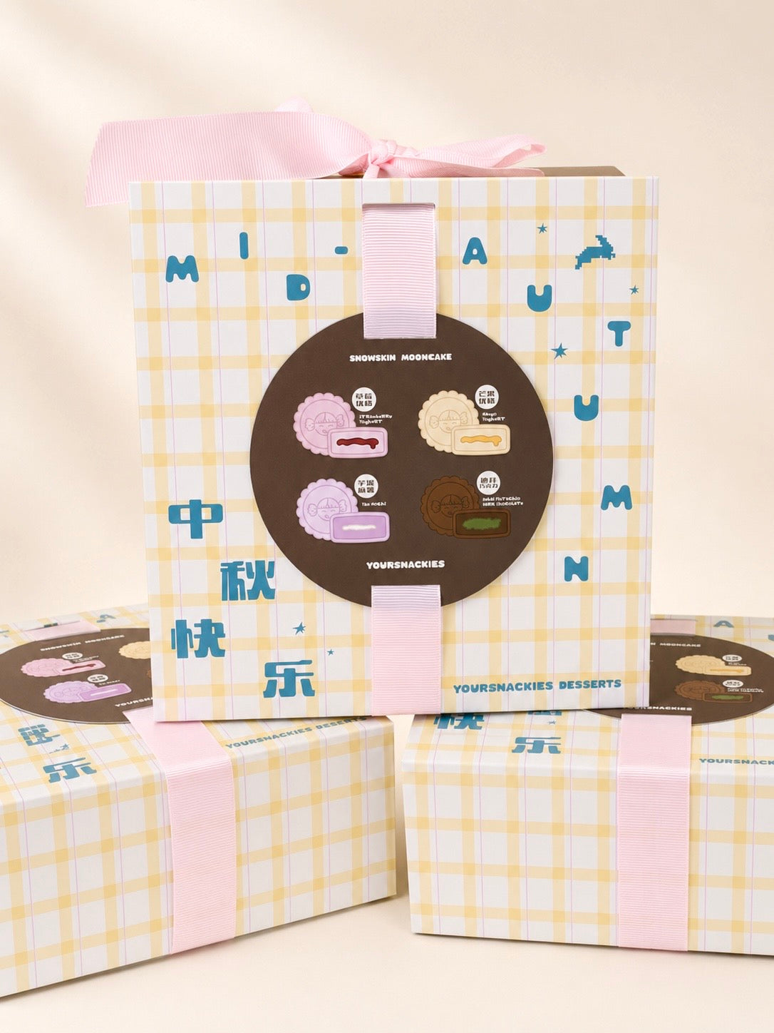Yoursnackies Signature Flavours Snow Skin Mooncake