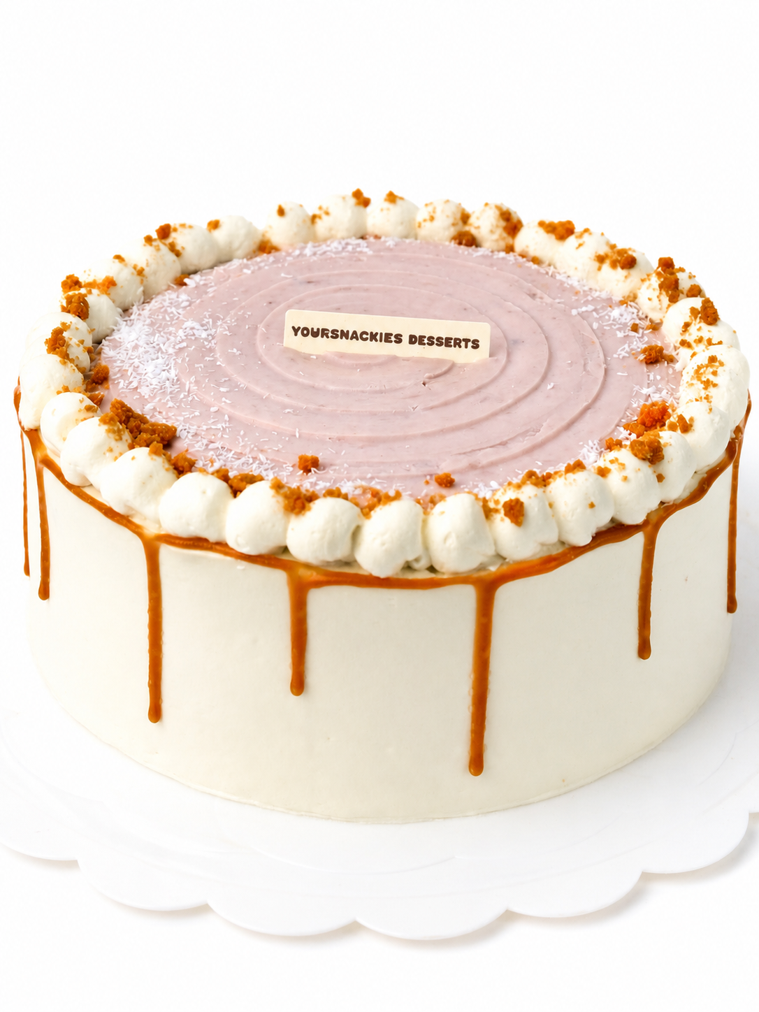 Chewy Yam Mochi Cake