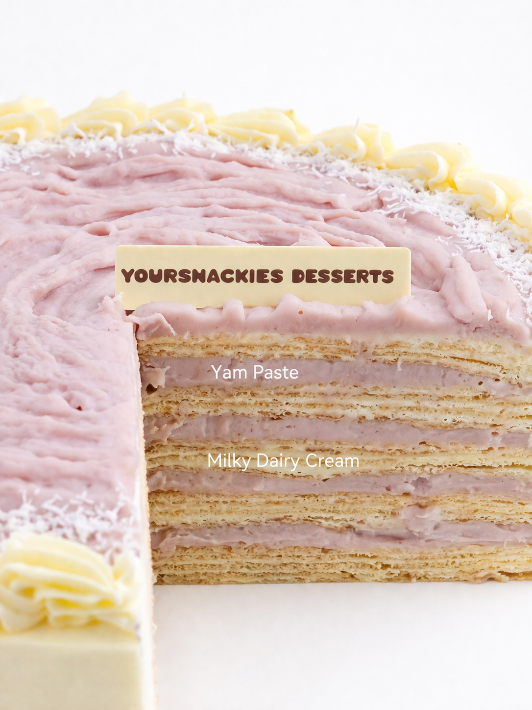 Yam Mille Crepe