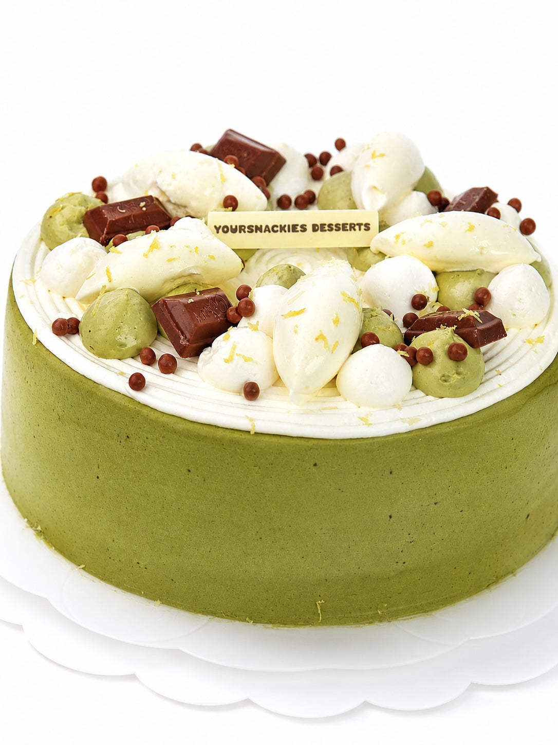 Matcha Dark Chocolate Cake