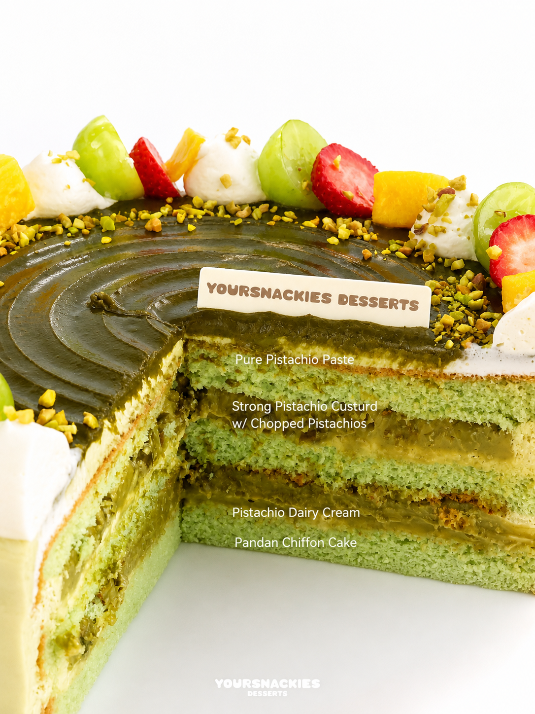 Pure Nutty Pistachio Cake