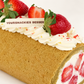 Strawberry Yoghurt Swiss Roll