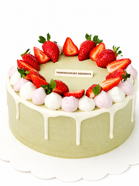 Tie Guan Yin Strawberry Cake