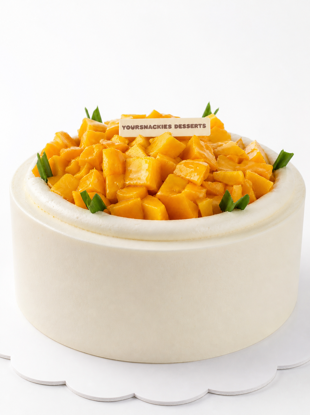 Tropical Mango Coconut Cake