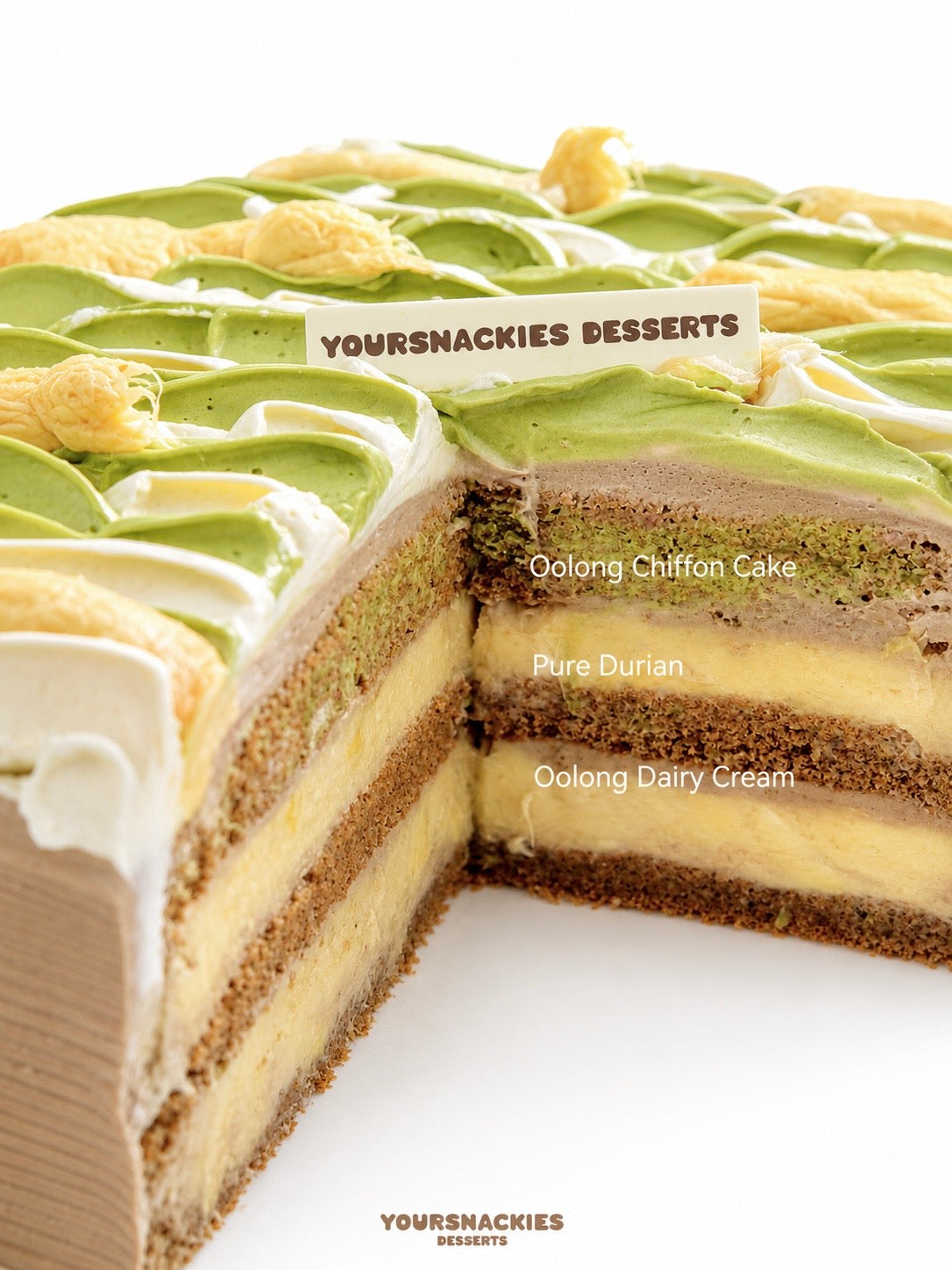 Oolong Durian Cake