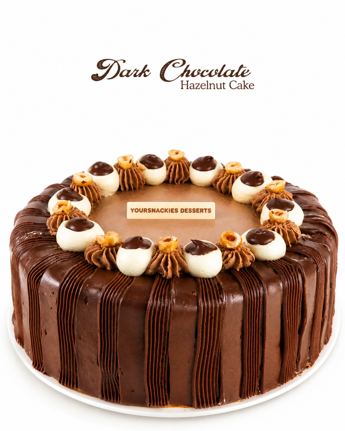 Dark Chocolate Hazelnut Cake