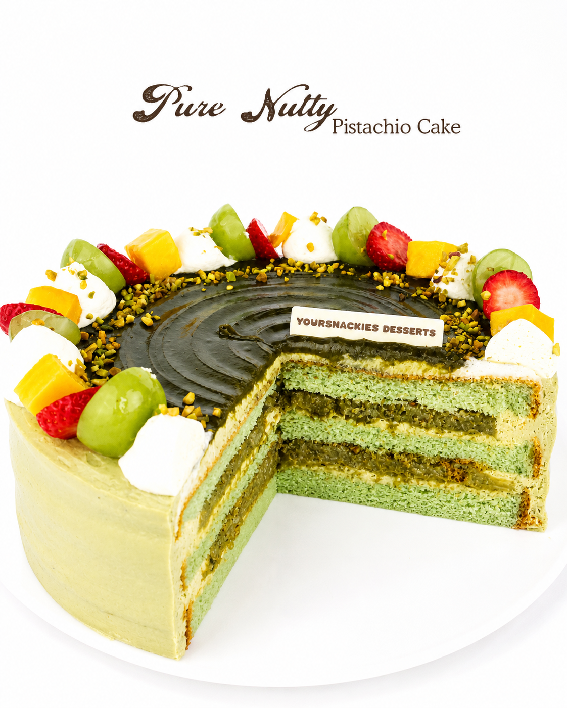 Pure Nutty Pistachio Cake