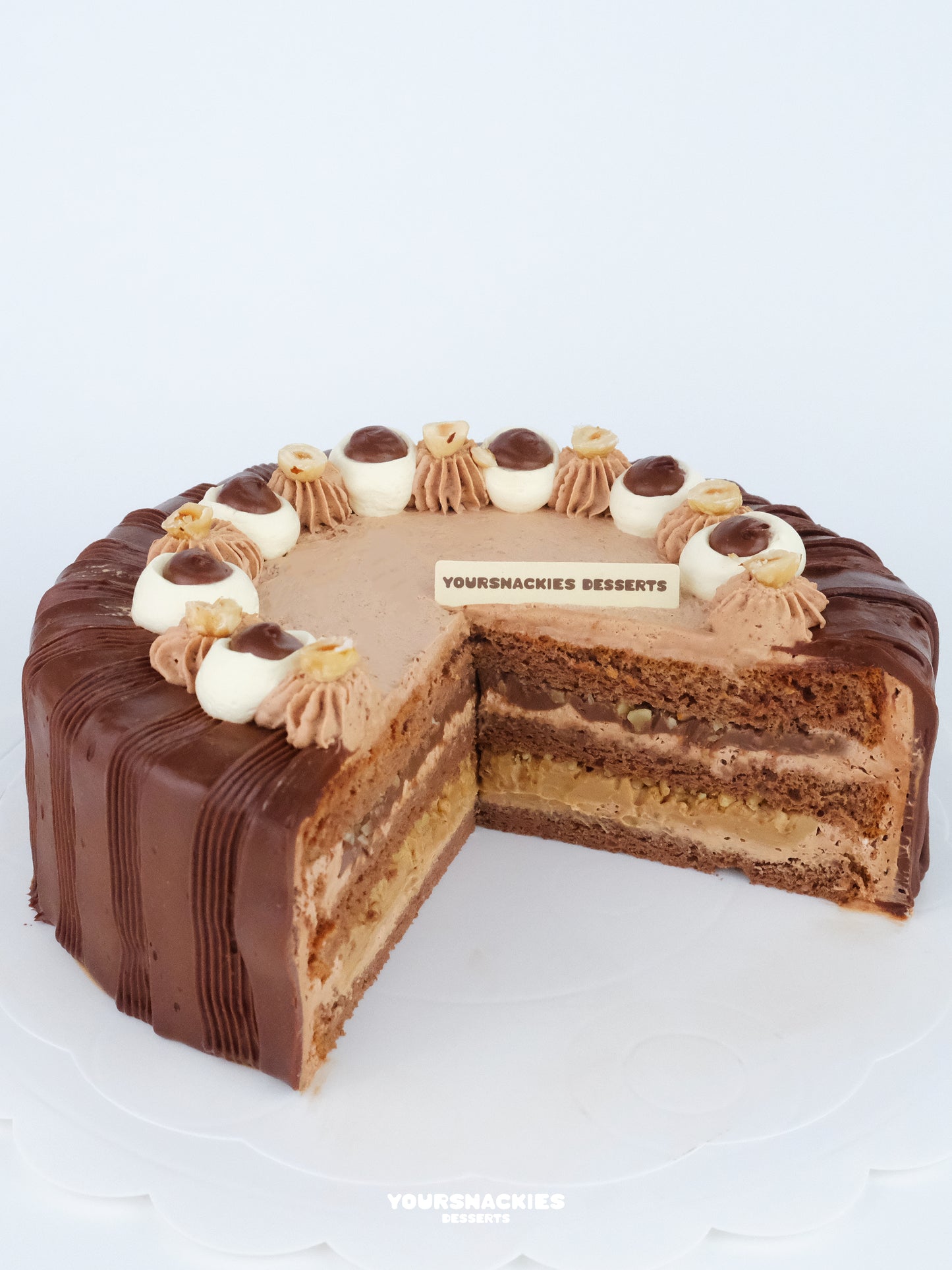 Dark Chocolate Hazelnut Cake