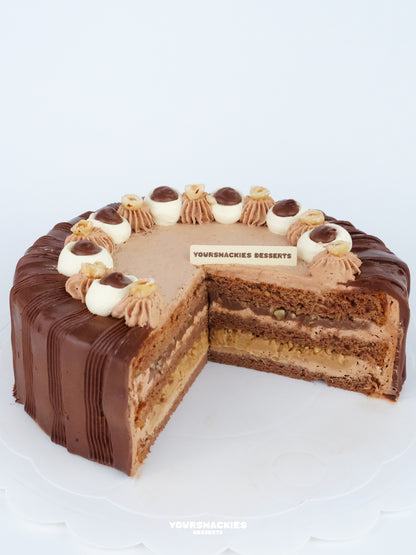 Dark Chocolate Hazelnut Cake