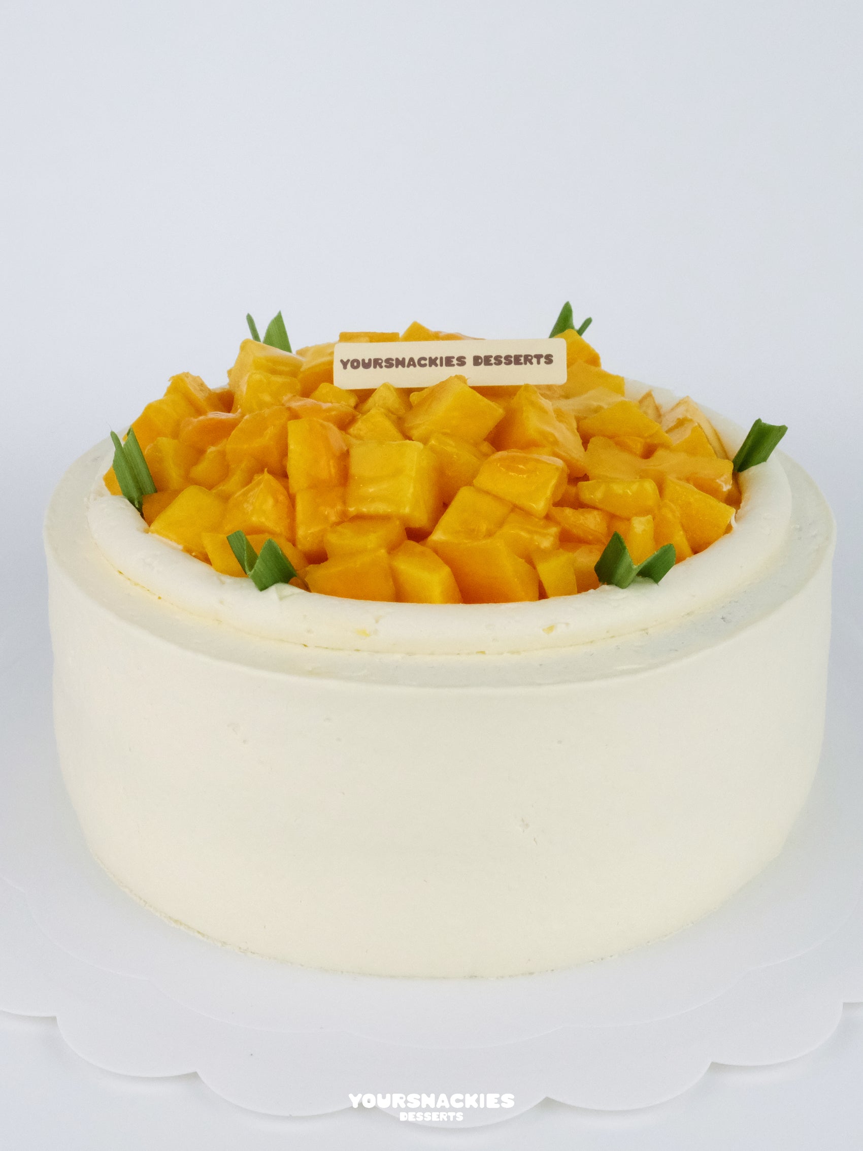 Tropical Mango Coconut Cake