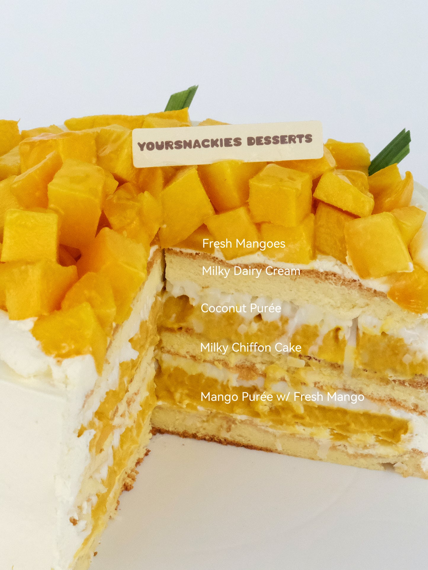 Tropical Mango Coconut Cake