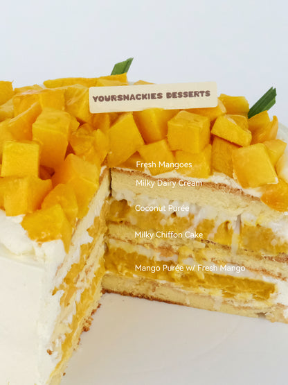 Tropical Mango Coconut Cake