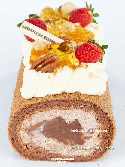 Sea Salt Dark Chocolate Swiss Roll