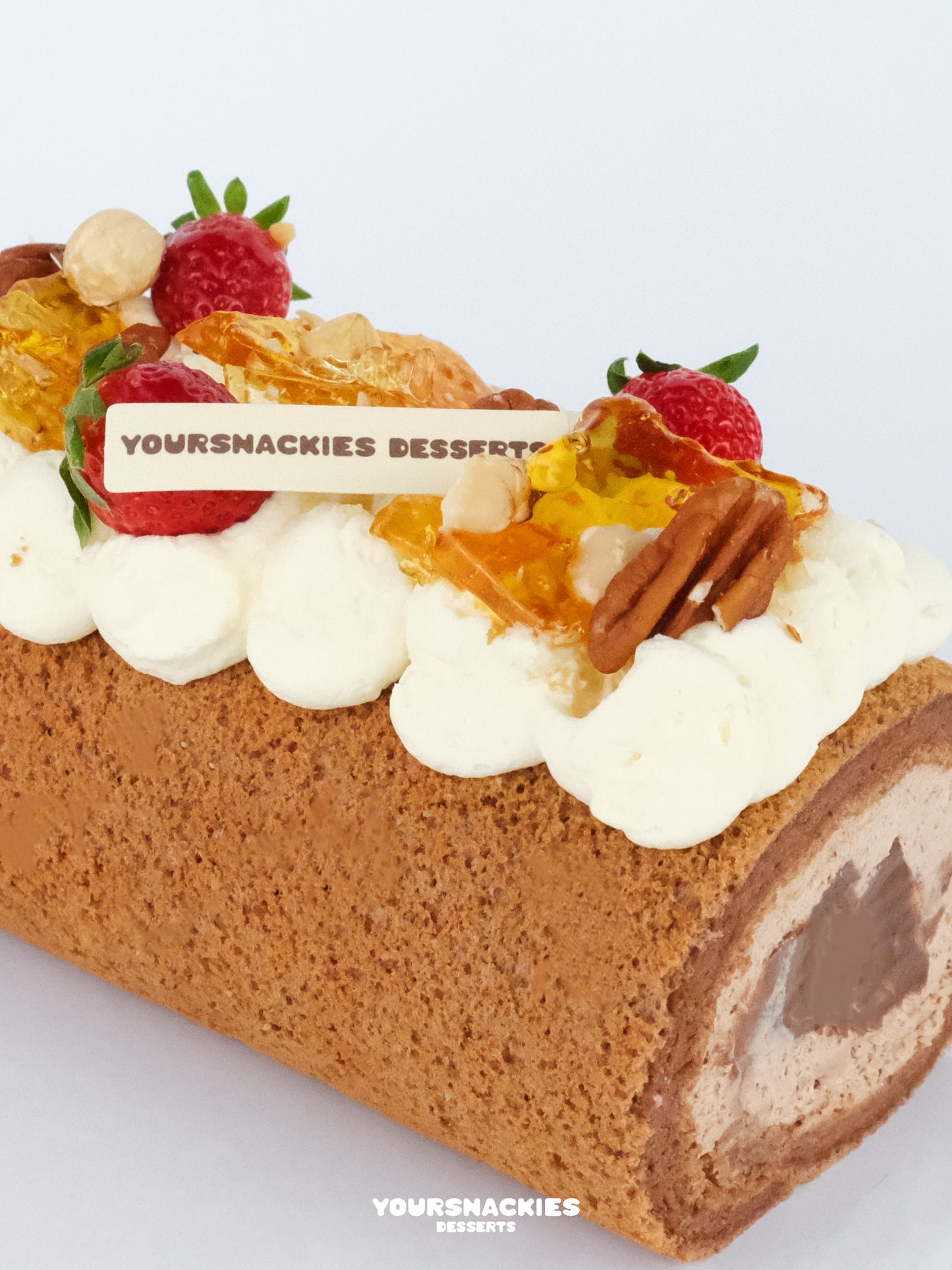 Sea Salt Dark Chocolate Swiss Roll