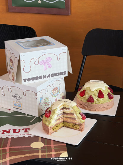 Christmas Limited Dubai Pistachio Chocolate Cake