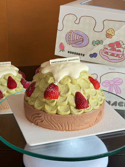 Christmas Limited Dubai Pistachio Chocolate Cake