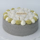 Black Sesame Soya Mochi Cake