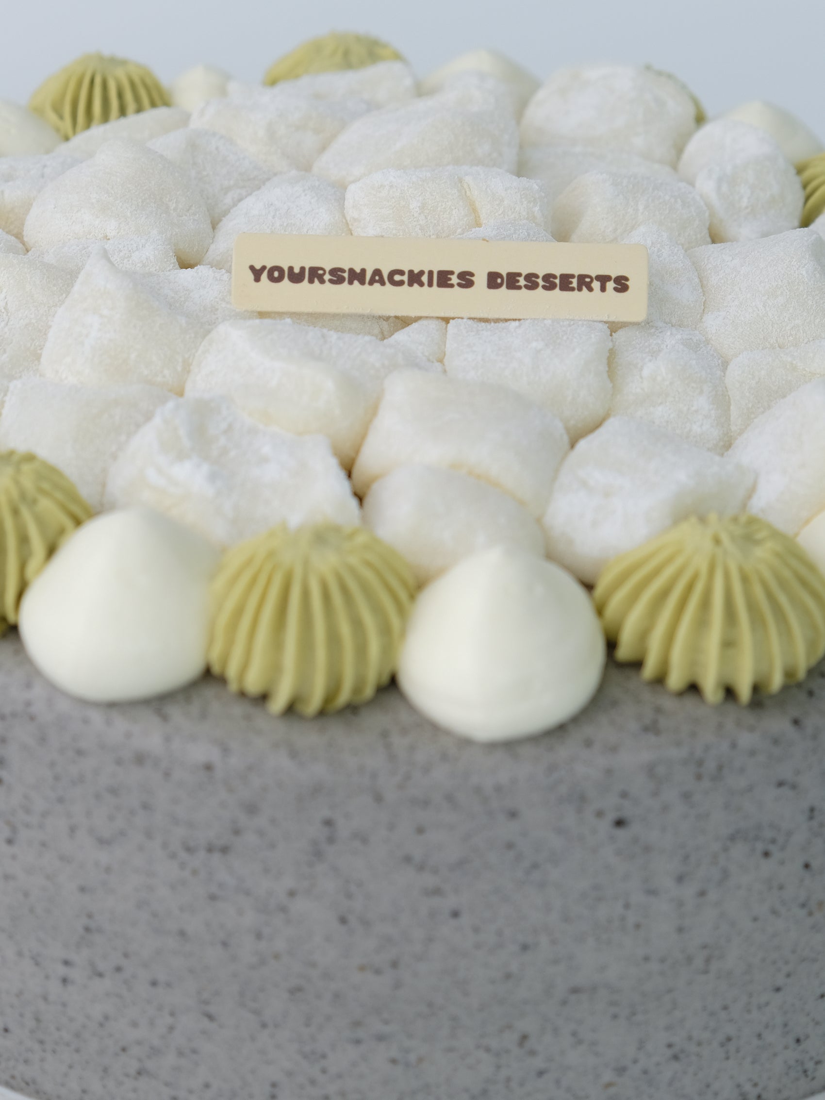 Black Sesame Soya Mochi Cake