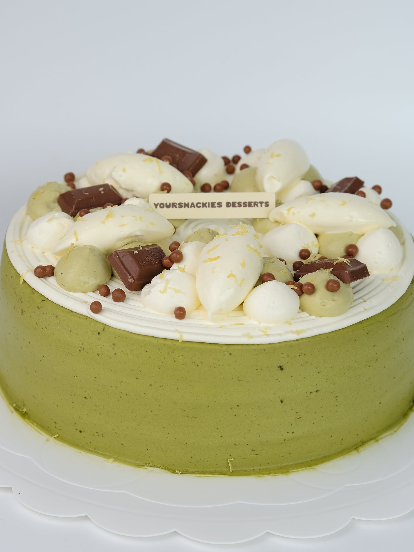 Matcha Dark Chocolate Cake