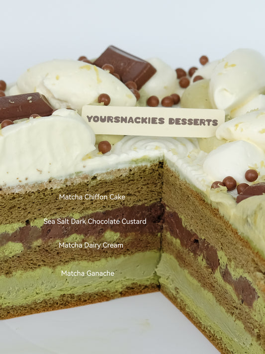 Matcha Dark Chocolate Cake
