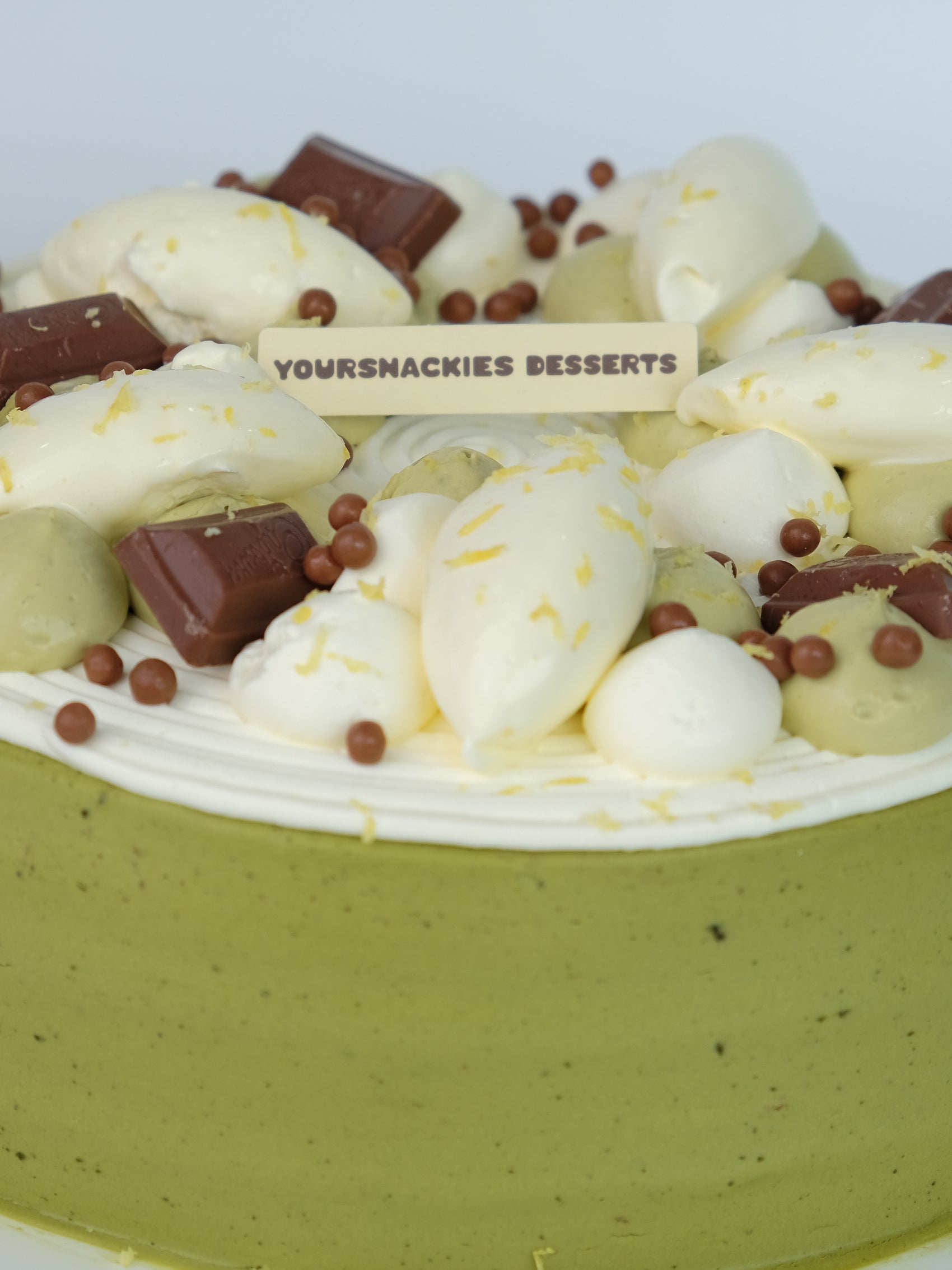 Matcha Dark Chocolate Cake