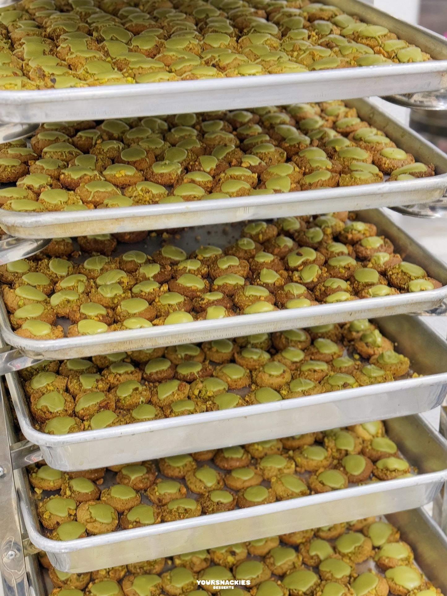 Pure Pistachio Butter Crunchy Cookies