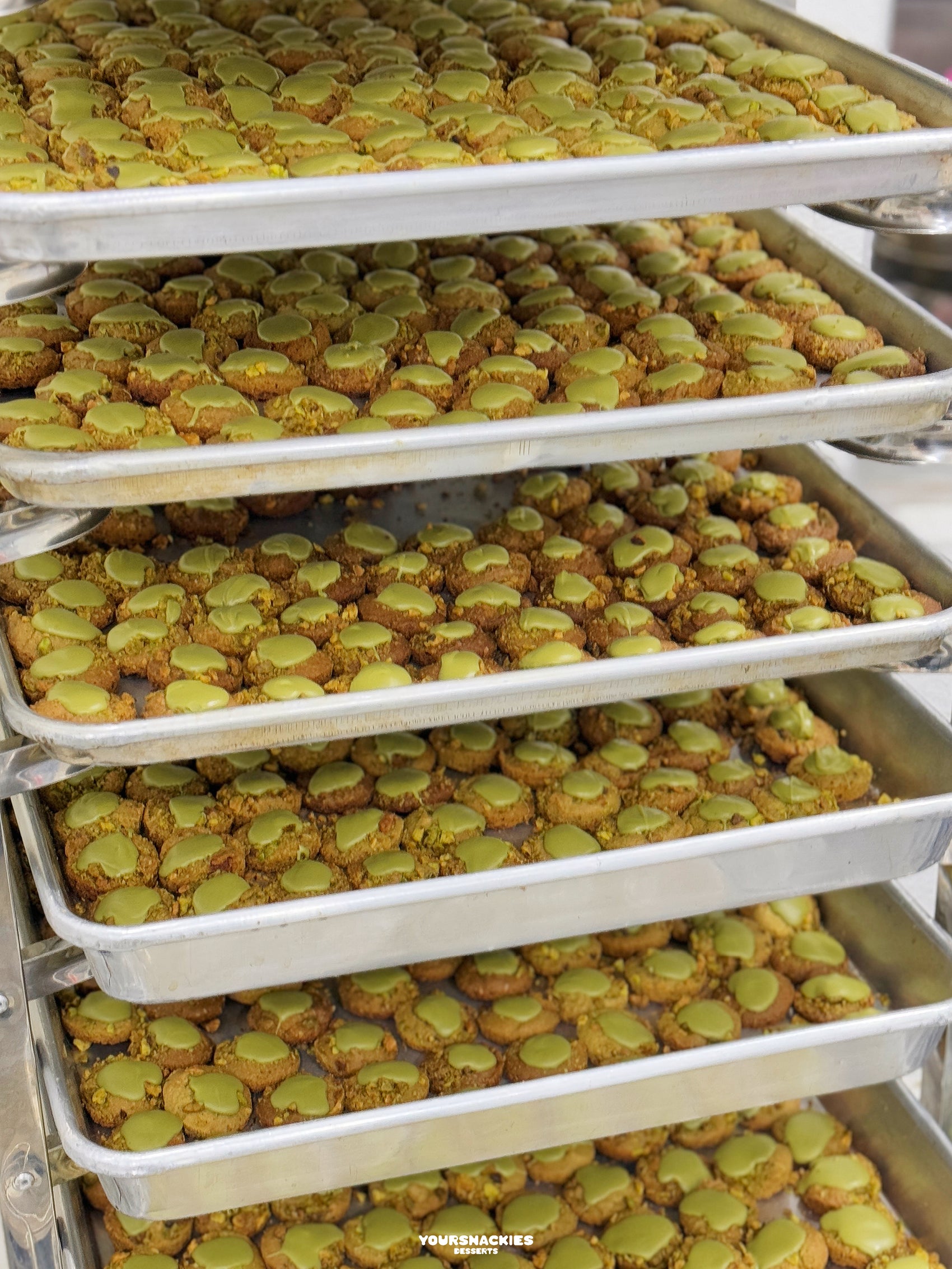 Pure Pistachio Butter Crunchy Cookies