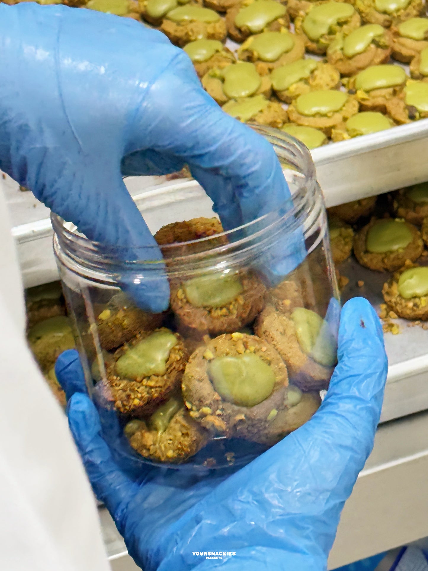 Pure Pistachio Butter Crunchy Cookies