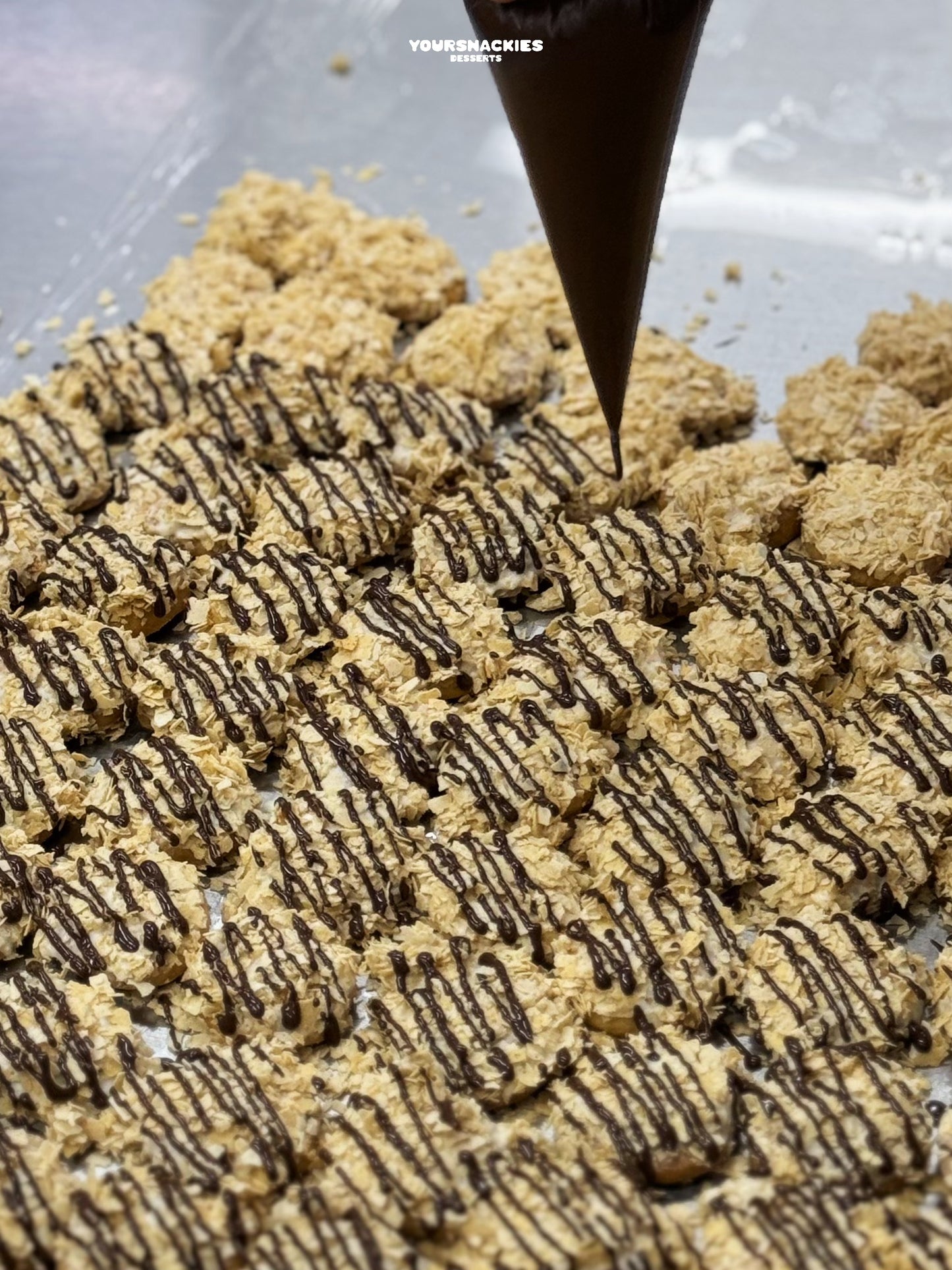 London Cereal White Dark Chocolate Cookies