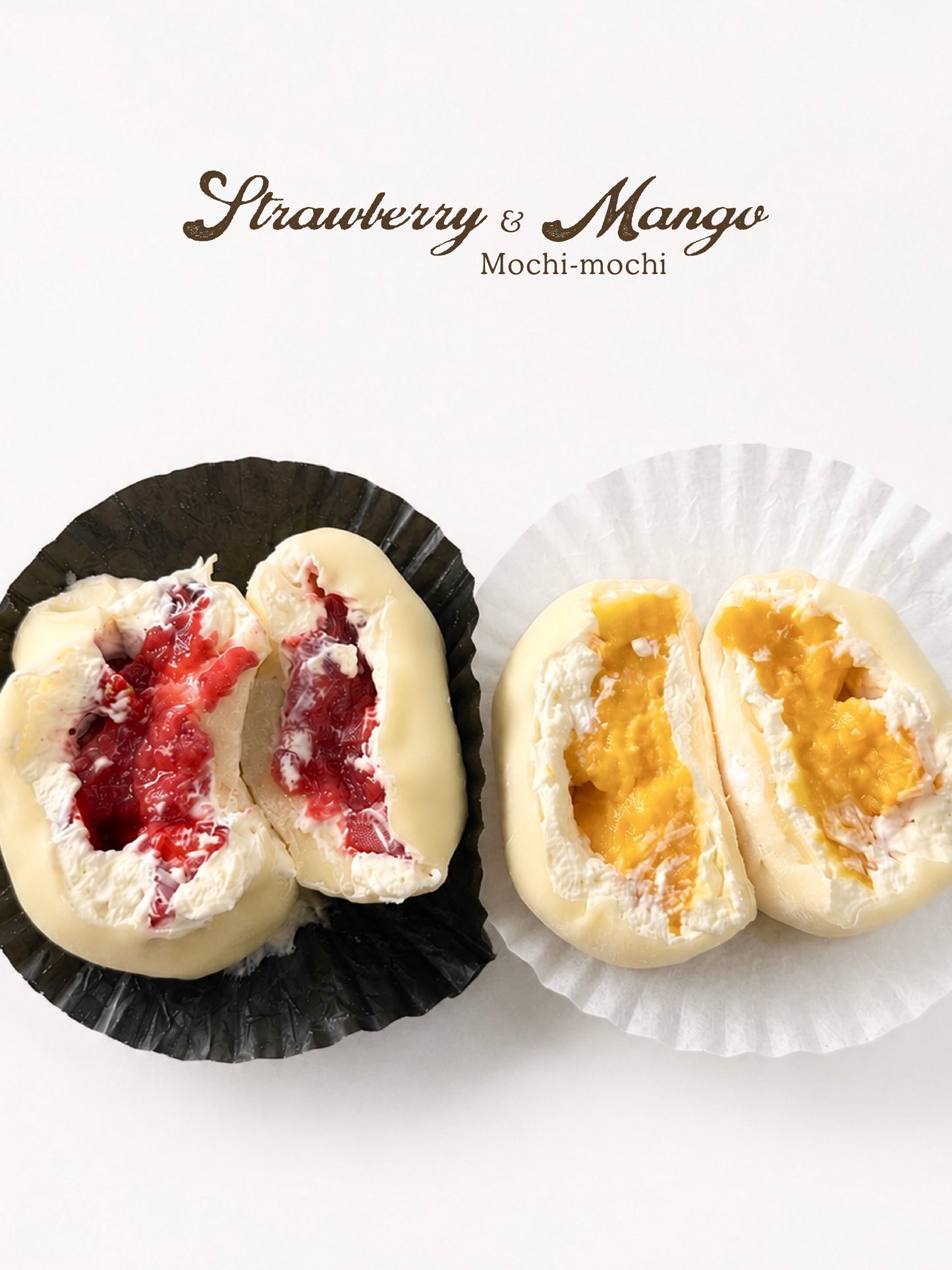 Mango & Strawberry Mochi-Mochi