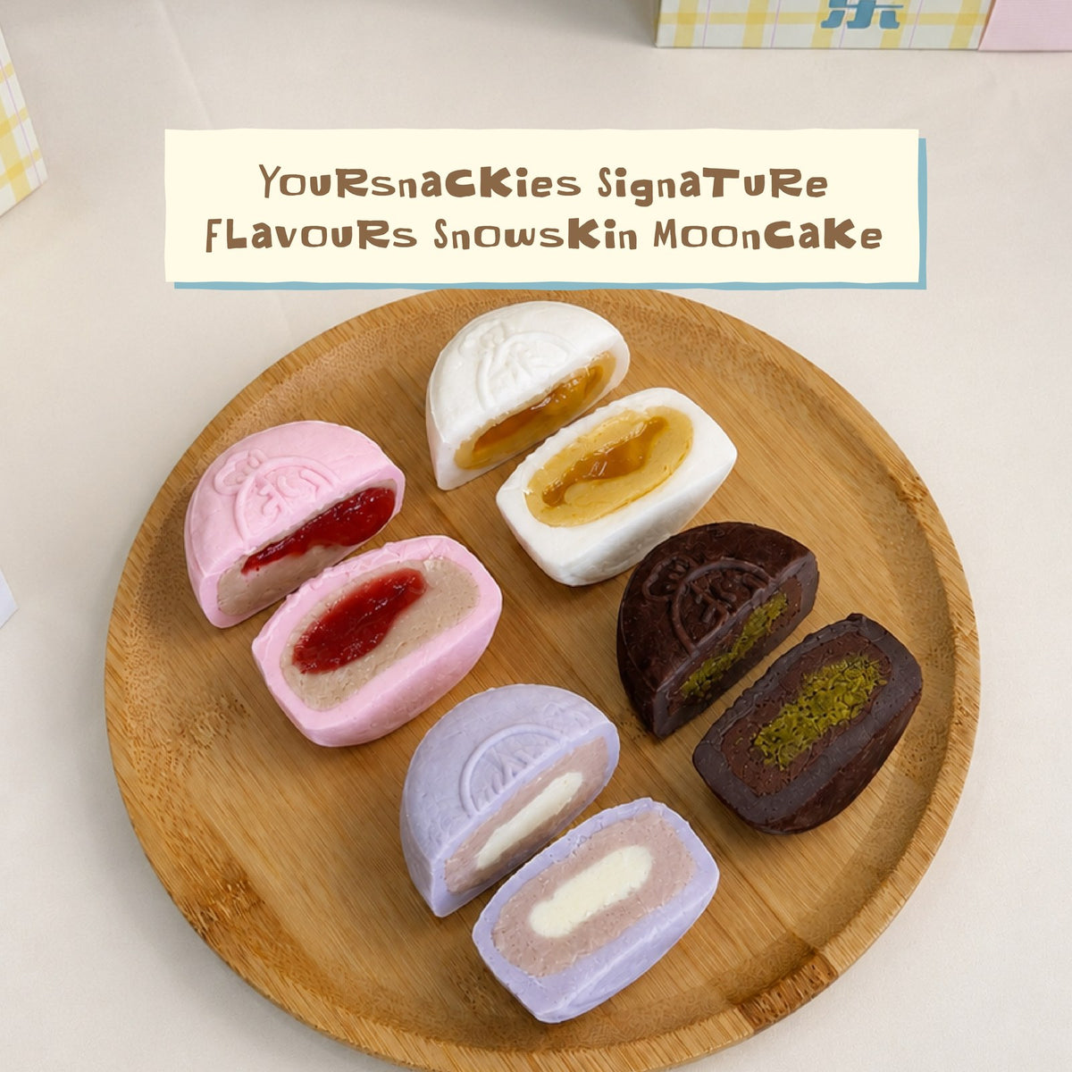 Signature Flavours Snow Skin Mooncake